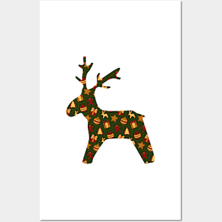 Christmas Cozy Pattern Posters and Art